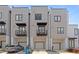 Exterior view of townhomes with garage, balconies and modern architecture at 415 Gartrell Se St # 15, Atlanta, GA 30312