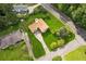 Aerial view of a cozy home on a spacious lot with mature trees and convenient street access at 3623 Doroco Dr, Atlanta, GA 30340