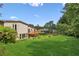 Expansive backyard featuring a deck and well-manicured lawn at 3623 Doroco Dr, Atlanta, GA 30340
