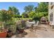 Charming backyard with patio seating and lush landscaping at 3623 Doroco Dr, Atlanta, GA 30340