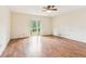 Spacious bedroom featuring a ceiling fan and bay windows at 3623 Doroco Dr, Atlanta, GA 30340