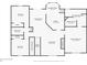 Layout of the house showing the location and dimensions of the rooms on floor 2 at 5958 Tate Dr, Austell, GA 30106