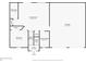 Layout of the house showing the location and dimensions of the rooms on floor 1 at 5958 Tate Dr, Austell, GA 30106