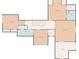 Detailed second-floor floor plan showcasing the layout of the bedrooms, bathrooms, and walk-in closets at 6750 Pannell Rd, Buford, GA 30518