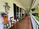Charming front porch adorned with decor, providing a perfect spot for outdoor enjoyment at 4114 Falcon Shores Nw Ct, Acworth, GA 30101
