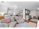 Comfortable bedroom with a wet bar and built-in bookshelf at 654 Cannon Rd, Sharpsburg, GA 30277