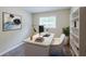 Well-lit office space with modern desk, comfortable chair, and ample storage at 1982 Yucca Dr, Decatur, GA 30032