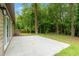 Concrete patio with view of the backyard at 4818 Terrace Green Trce, Stone Mountain, GA 30088