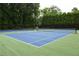 Tennis courts surrounded by trees at 9130 Charlton Pl, Douglasville, GA 30135