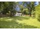 Expansive backyard with lush lawn, mature trees, privacy fence, and plenty of space for outdoor activities at 2358 Armand Ne Rd, Atlanta, GA 30324