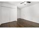 Bedroom with hardwood floors and a large closet with double doors at 2358 Armand Ne Rd, Atlanta, GA 30324