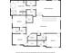 Second floor plan showing primary bedroom, sitting room, laundry room and bedrooms at 2667 Hampton Park Dr, Marietta, GA 30062