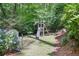 Backyard featuring a swing set for , mature trees, and well maintained lawn at 2800 Mornington Nw Dr, Atlanta, GA 30327