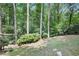 The lush backyard offers ample green space and a serene, private setting at 2800 Mornington Nw Dr, Atlanta, GA 30327