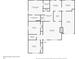 Floor plan showcasing the layout of the home with labeled rooms and dimensions at 4895 Ozment Ridge Ct, Lithonia, GA 30038