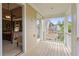 Covered balcony accessible from the main bedroom, providing outdoor seating and neighborhood views at 4874 Registry Nw Ln, Kennesaw, GA 30152