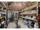 Basement featuring exposed duct work, storage, and gym equipment at 4874 Registry Nw Ln, Kennesaw, GA 30152