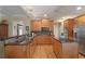 Modern kitchen with stainless steel appliances and granite countertops at 4874 Registry Nw Ln, Kennesaw, GA 30152