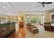 Open concept living room with lots of natural light and neutral paint at 4874 Registry Nw Ln, Kennesaw, GA 30152
