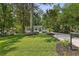Long front yard with sidewalk leading to house on a sunny day at 1600 Belle Isle Ne Cir, Atlanta, GA 30329