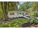 Beautiful front yard with lush lawn and landscaped flowerbeds and sidewalk at 1600 Belle Isle Ne Cir, Atlanta, GA 30329