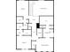 Second-floor floor plan showcasing the layout of the bedrooms, bathrooms, office, and storage areas at 635 Opera Ln, Alpharetta, GA 30009