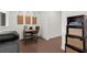 Home office features a desk, chair, printer, and storage, perfect for working from home at 635 Opera Ln, Alpharetta, GA 30009