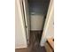 A walk-in closet with wire shelving and neutral carpeting provides storage at 495 Sterling Creek Way, Loganville, GA 30052
