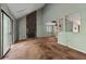 Bright living area with stone fireplace and sliding glass door at 1352 Overlook Se Cv, Smyrna, GA 30080