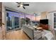Bright living room features floor to ceiling windows and lovely skyline views at 3325 Piedmont Rd Ne # 1907, Atlanta, GA 30305