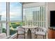 Cozy breakfast nook with large window overlooking the city skyline at 3325 Piedmont Rd Ne # 1907, Atlanta, GA 30305