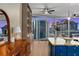 Beautiful open floorplan featuring amazing city views and an eat-in kitchen with stainless appliances and island seating at 3325 Piedmont Rd Ne # 1907, Atlanta, GA 30305