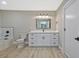 Bathroom with modern vanity, mirror, and updated fixtures at 1950 Stethem Fry, Alpharetta, GA 30022