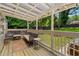 Charming covered back porch with cozy seating, offering a tranquil space to unwind and enjoy the backyard view at 2119 Glenwood Se Ave, Atlanta, GA 30316