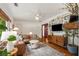Cozy living room with hardwood floors, stylish furniture, and lots of natural light at 2119 Glenwood Se Ave, Atlanta, GA 30316