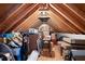 This is an attic area used as storage with boxes and other miscellaneous items at 2192 Nine Oaks Nw Dr, Kennesaw, GA 30152