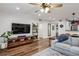 Open-concept living room and kitchen area perfect for entertaining guests at 3650 Ashford Dunwoody Ne Rd # 811, Atlanta, GA 30319