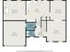 An open-concept floor plan for the first floor of this home at 4438 Parmalee Path, Conley, GA 30288