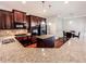 Kitchen featuring granite countertops, stainless steel appliances, and a breakfast bar at 4220 Sawgrass Dr, Lithonia, GA 30038