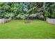Large backyard with a well-maintained lawn and a wooden privacy fence at 4800 Countryside E, Stone Mountain, GA 30083