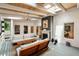Bright sunroom with wood ceiling, skylights, and comfortable seating at 2283 Pembrook Ne Pl, Atlanta, GA 30324