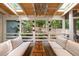 Sunroom featuring modern furniture, skylights, and views of the backyard at 2283 Pembrook Ne Pl, Atlanta, GA 30324