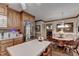 Kitchen featuring stainless steel appliances, an island and an eat in table at 2538 Anchors Way, Snellville, GA 30078