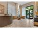 Inviting building lobby with comfortable seating, modern decor, and a welcoming reception desk at 867 Peachtree Ne St # 702, Atlanta, GA 30308