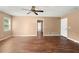Spacious living room featuring hardwood floors at 1799 Harmony Rd, Powder Springs, GA 30127