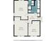 Floor plan displays upper level with 3 bedrooms and 2 baths at 3089 Marne Nw Dr, Atlanta, GA 30305