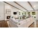 Bright living room featuring a fireplace and comfortable seating area at 3089 Marne Nw Dr, Atlanta, GA 30305