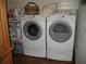Laundry room with front-load washer and dryer at 4098 Nancy Creek Ne Way, Brookhaven, GA 30319