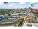 Aerial view showing close proximity to Mercedes-Benz Stadium, Georgia State Stadium, and downtown at 658 Bull Se St, Atlanta, GA 30315
