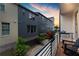 Outdoor space perfect for grilling and relaxation with neighborhood skyline views during a sunset at 658 Bull Se St, Atlanta, GA 30315
